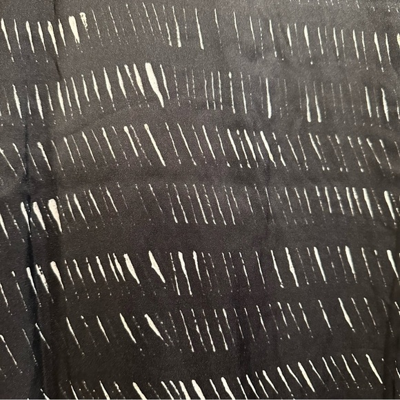 Eileen Fisher Silk Organic Cotton Dash Shirtdress Silk Lightweight Black Medium - Picture 4 of 17